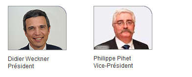 Direction d'Arrco le president et vice de arrco