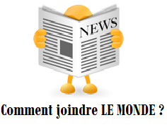 coordonnées du journal LE MONDE