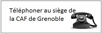 Numéro de téléphone de la CAF