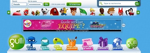 e-mail Gulli contacter Gulli sur internet