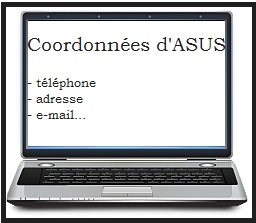 contact ordinateur asus