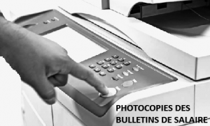 photocopier avant d'envoyer à pole emploi