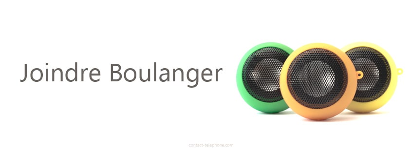 Boulanger contact par telephone