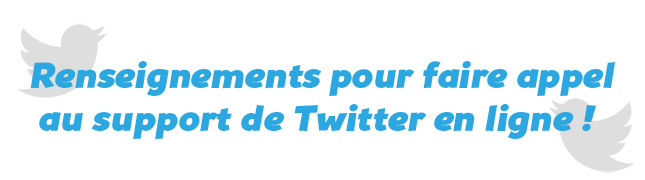 Deux logos de Twitter en fond, derrière un texte bleu.