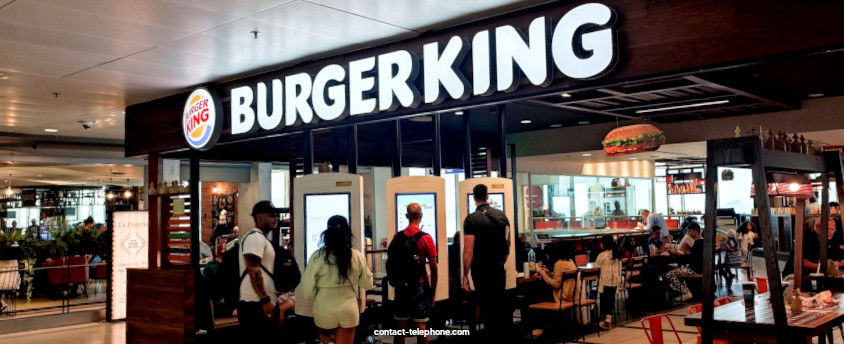 Restaurant Burger King dans une galerie marchande.