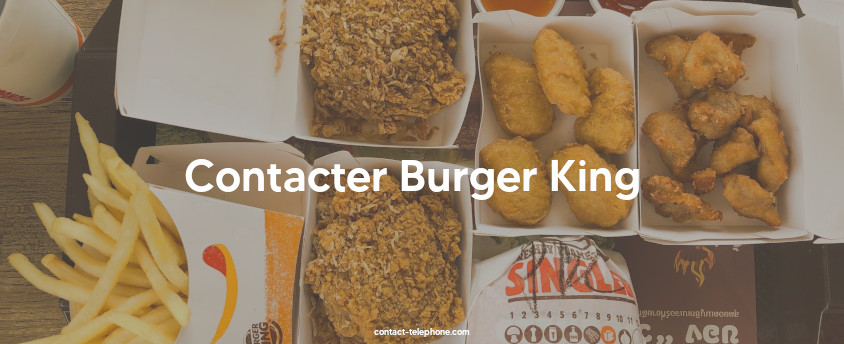 Plateau repas de burger King contenant un burger, des nuggets, des frites, etc..