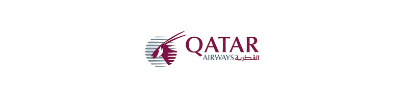Logo de la compagnie aérienne Qatar Airways.