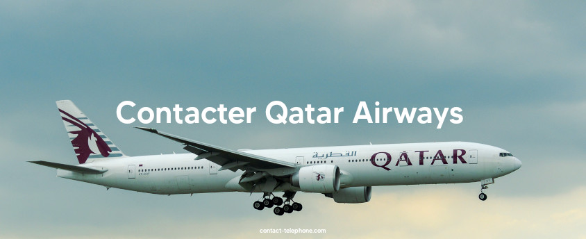 Avion de Qatar Airways volant dans le ciel.