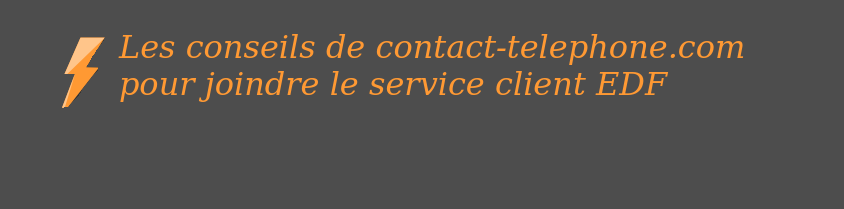 service client edf