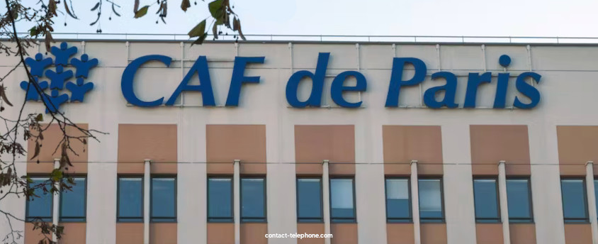 Haut du bâtiment de la CAF de Paris.