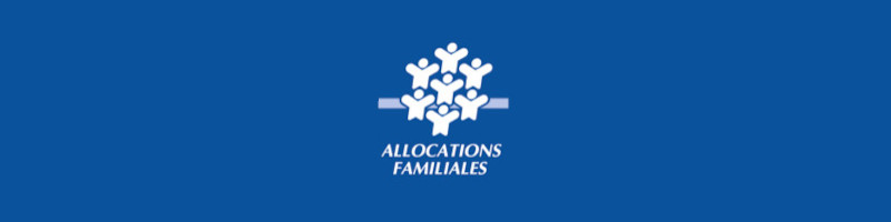 Logo de la Caisse d'Allocations Familiales.