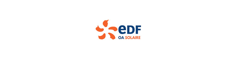 Logo d'EDF OA solaire.