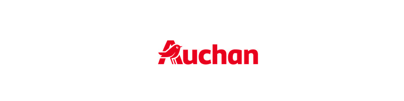 Logo des magasins Auchan.