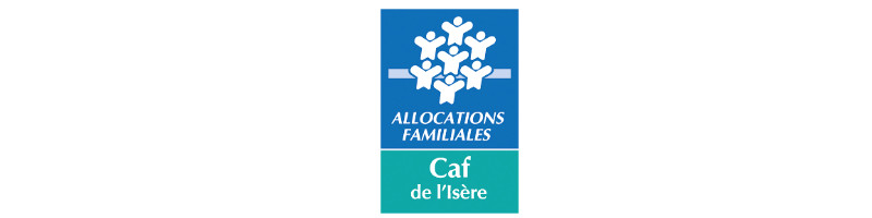Logo de la CAF de l'Isère.