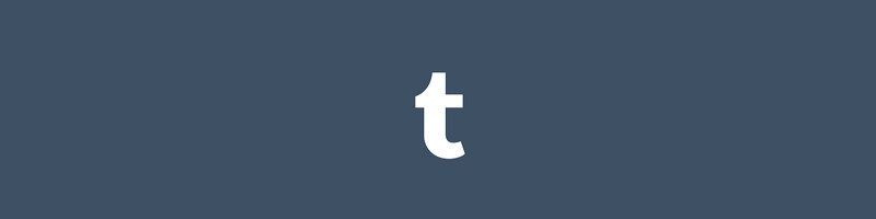 Logo de Tumblr.