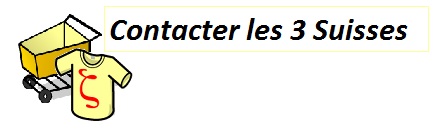 Contacter les 3 Suisses par email, téléphone, courrier...