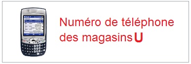 Numéro de téléphone super U, Hyper U, marché U