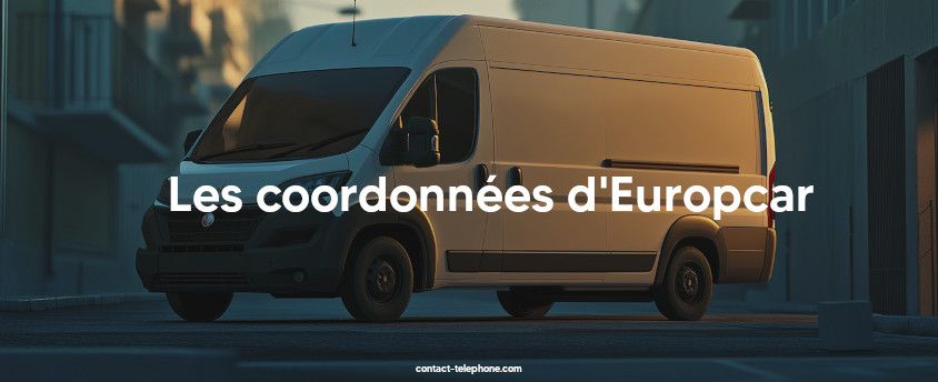 Grand camion de location garé dans une rue.
