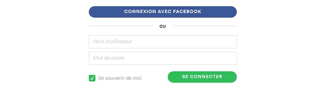 Formulaire spotify
