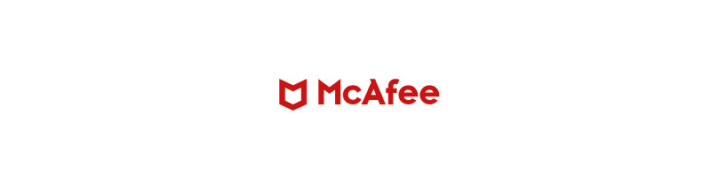 Logo de McAfee.