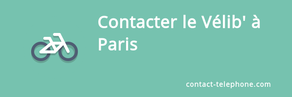 contacter velib