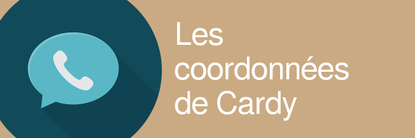 coordonnees cardy