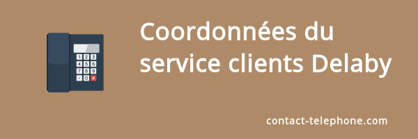 coordonnees service client delaby