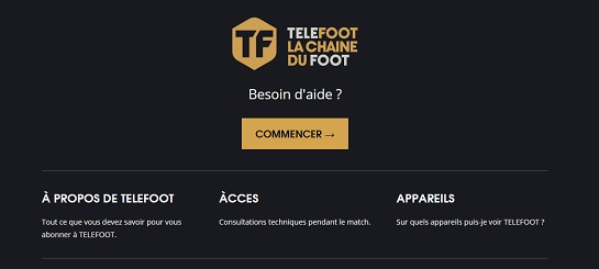 Assistance Telefoot - la chaine du foot