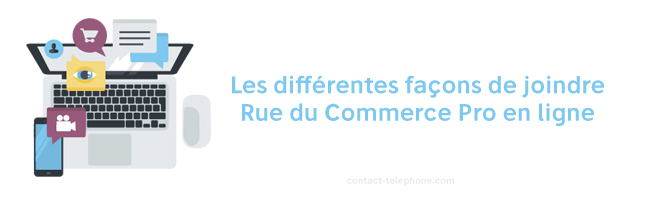 Contacter Rue du commerce Pro par mail