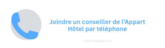 L'appart Hotel numero de telephone