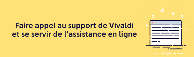 Contact assistance Vivaldi