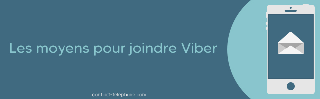 Viber mail et numero de telephone