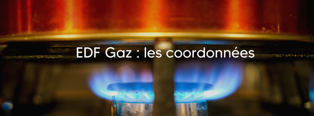 EDF Gaz numero et adresse