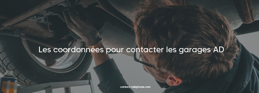 Contacter AD (garages automobiles)