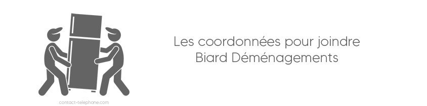 Biard Demenagements telephone, mail et adresse