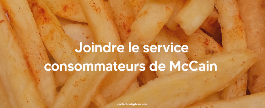 Service consommateurs McCain