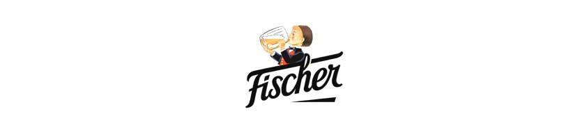 Logo de la marque de bière Fischer.