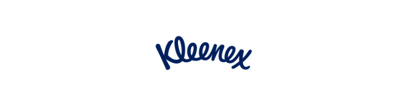 Logo de la marque Kleenex.