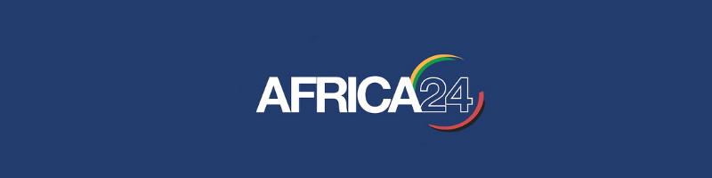 Logo de la chaîne Africa 24 TV.