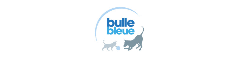 Logo de la mutuelle animale Bulle Bleue.