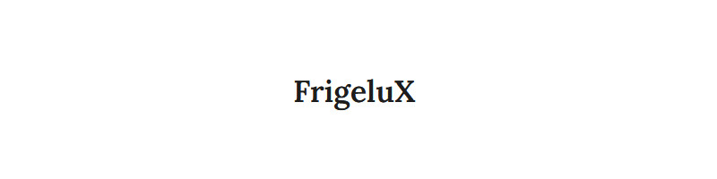 Logo de la marque Frigelux.