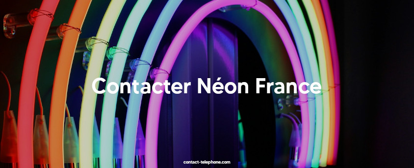 Néons LED en forme d'arc-en-ciel.